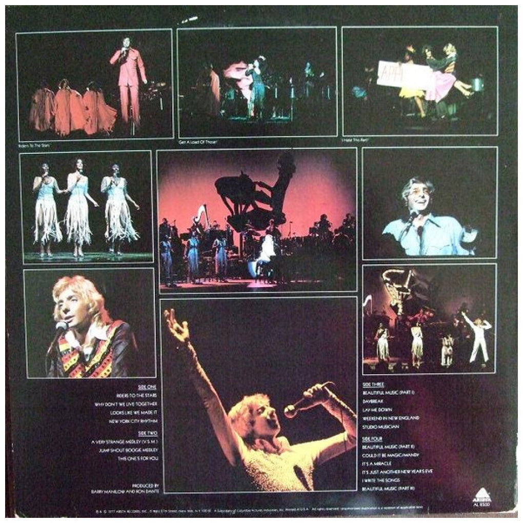 BARRY MANILOW - LIVE (2LP) | VINILO USADO