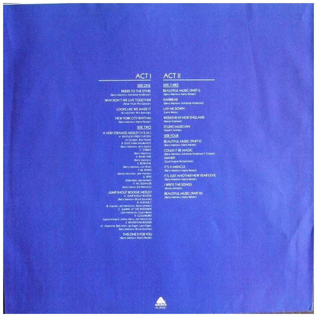 BARRY MANILOW - LIVE (2LP) | VINILO USADO