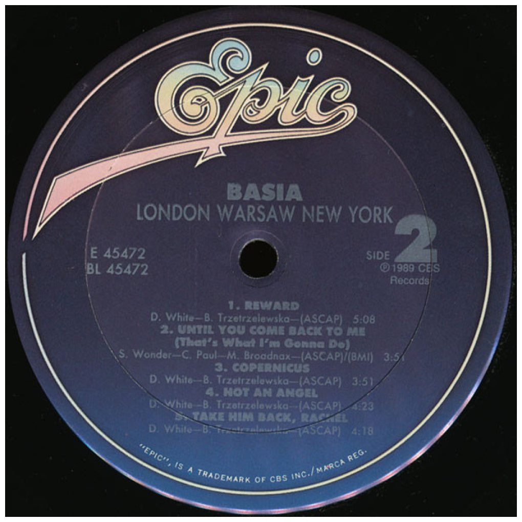 BASIA - LONDON WARSAW NEW YORK | VINILO USADO