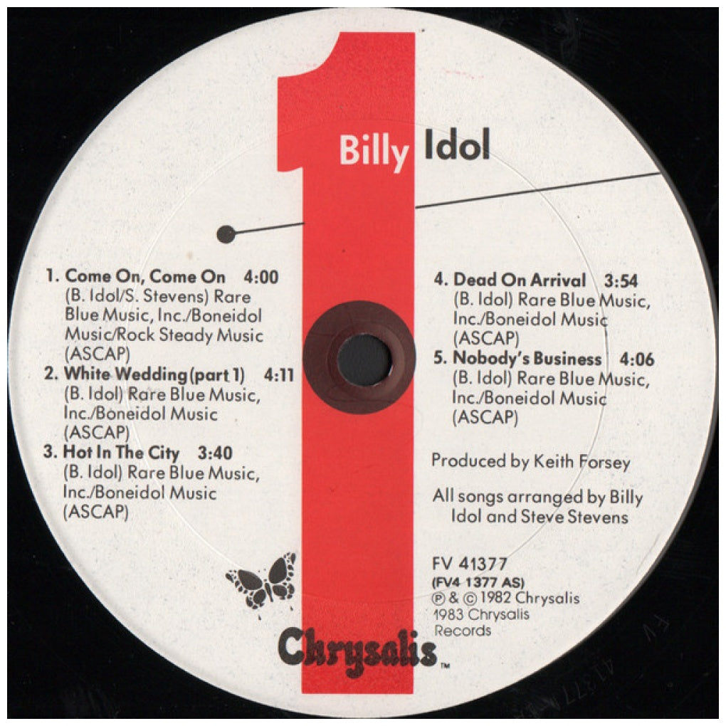 BILLY IDOL - BILLY IDOL | VINILO USADO