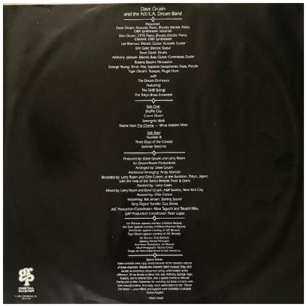 DAVE GRUSIN - AND THE NY-LA DREAM BAND | VINILO USADO