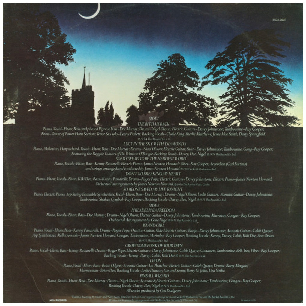 ELTON JOHN - GREATEST HITS VOL II | VINILO USADO