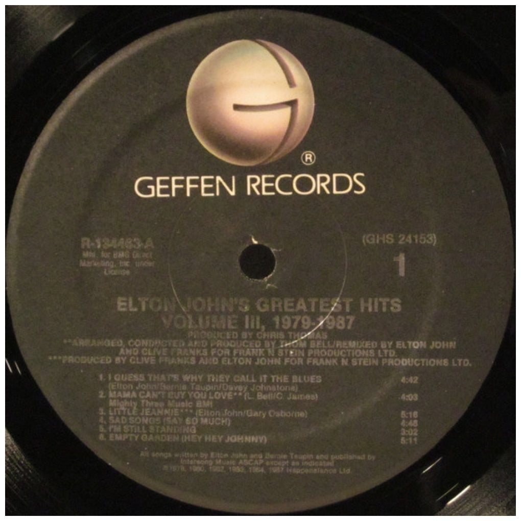 ELTON JOHN - GREATEST HITS VOL. III 1979-1987 | VINILO USADO