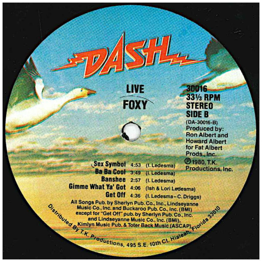 FOXY - LIVE | VINILO USADO