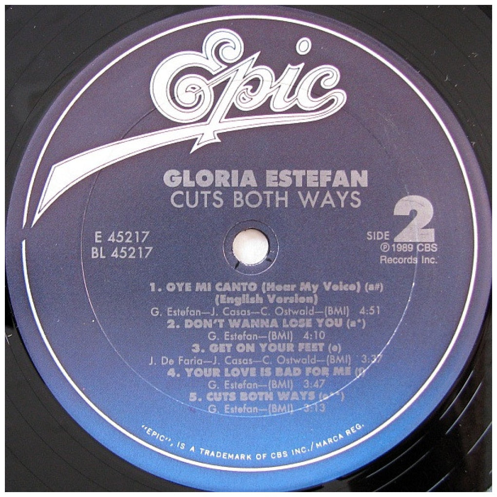 GLORIA ESTEFAN - CUTS BOTH WAYS | VINILO USADO
