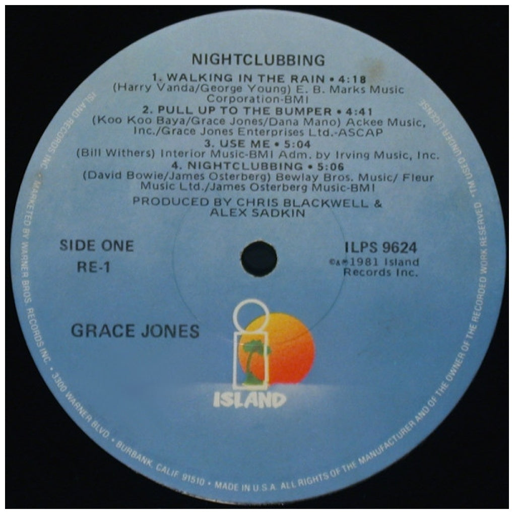 GRACE JONES - NIGHTCLUBBING | VINILO USADO