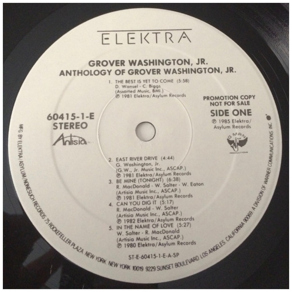 GROVER WASHINGTON JR. - ANTHOLOGY | VINILO USADO