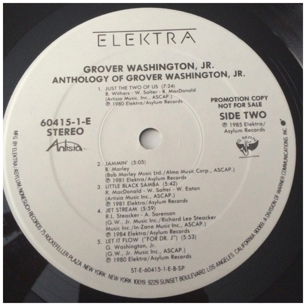 GROVER WASHINGTON JR. - ANTHOLOGY | VINILO USADO
