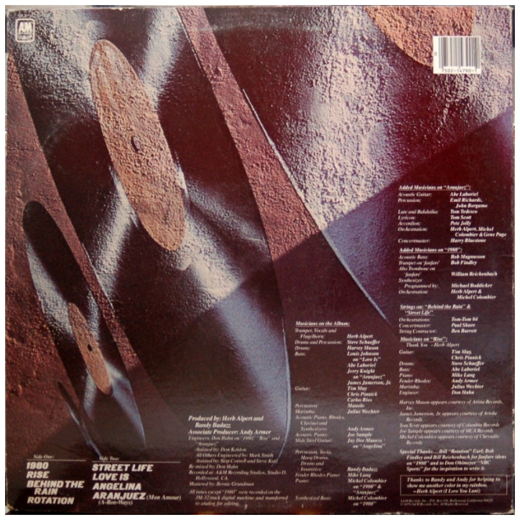 HERP ALPERT - RISE | VINILO USADO