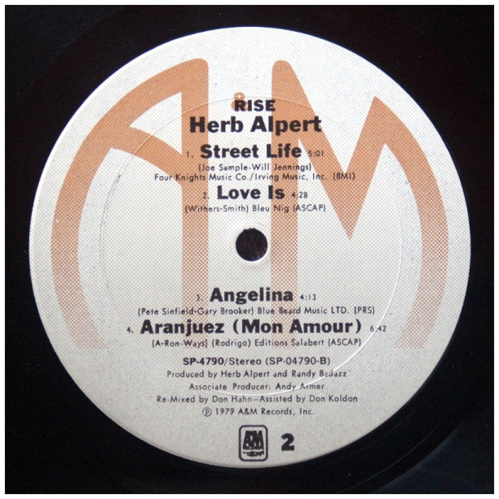 HERP ALPERT - RISE | VINILO USADO