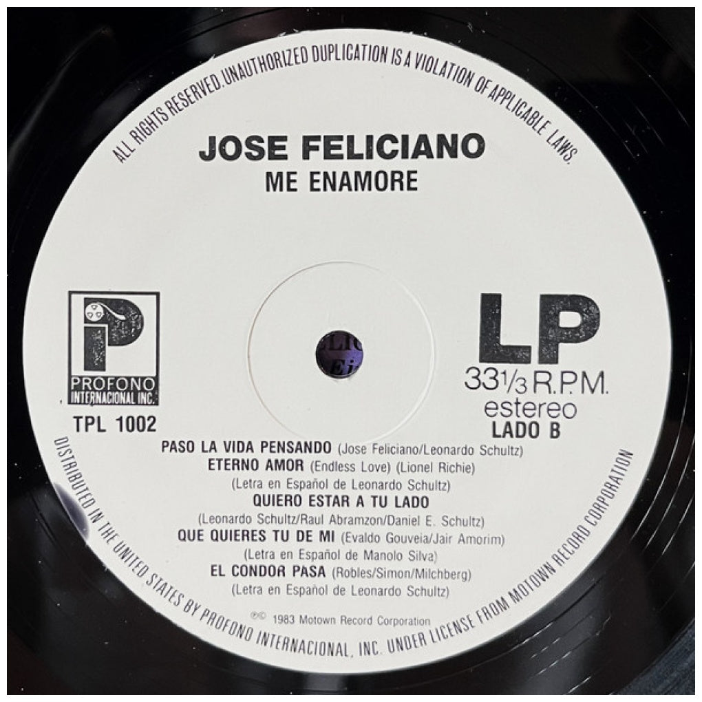 JOSE FELICIANO - ME ENAMORE (VDE/NUEVO-SELLADO) | VINILO