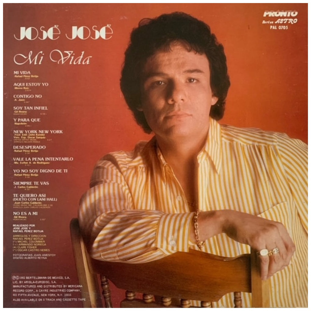 JOSE JOSE - MI VIDA | VINILO USADO