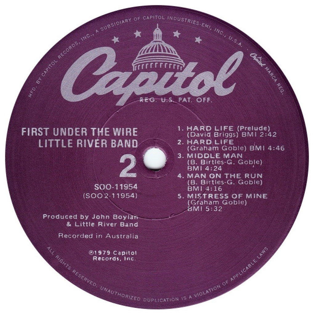 LITTLE RIVER BAND - FIRST UNDER THE WIRE | VINILO USADO