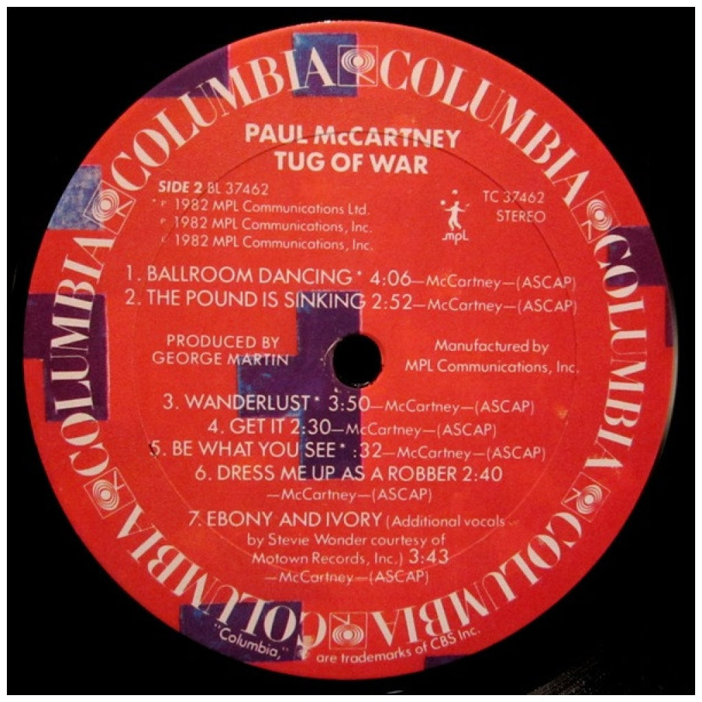 PAUL McCARTNEY - TUG OF WAR | VINILO USADO