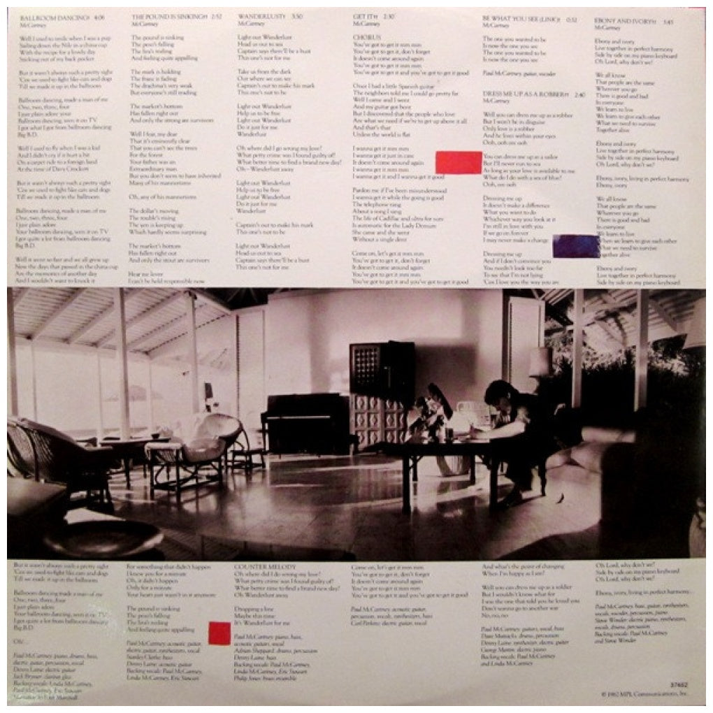 PAUL McCARTNEY - TUG OF WAR | VINILO USADO