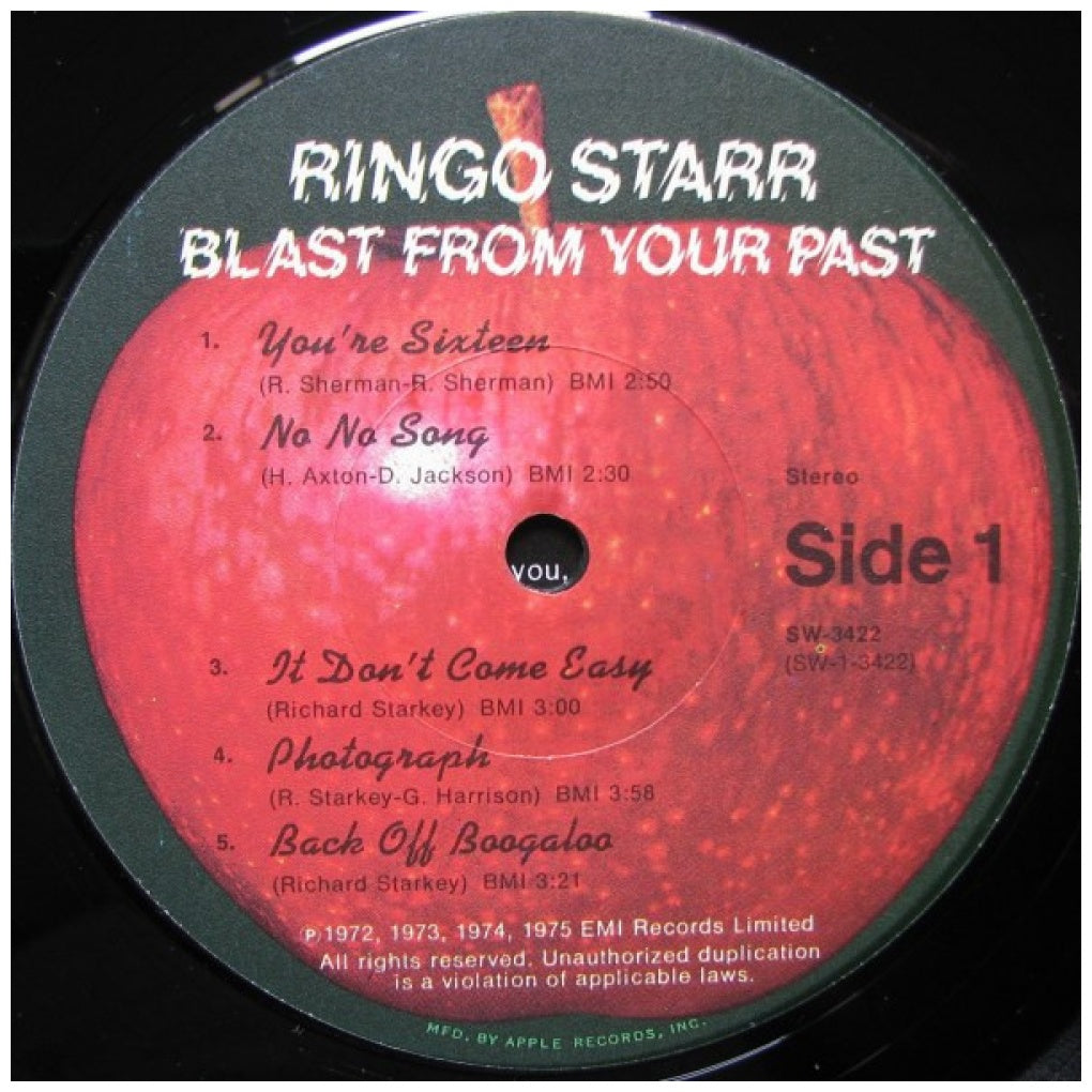 RINGO STARR - BLAST FROM YOUR PAST | VINILO USADO