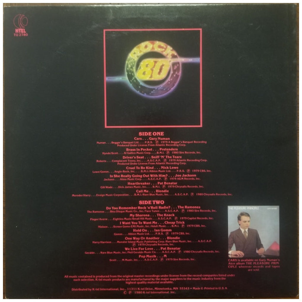 ROCK 80 - VARIOUS ARTIST | VINILO USADO