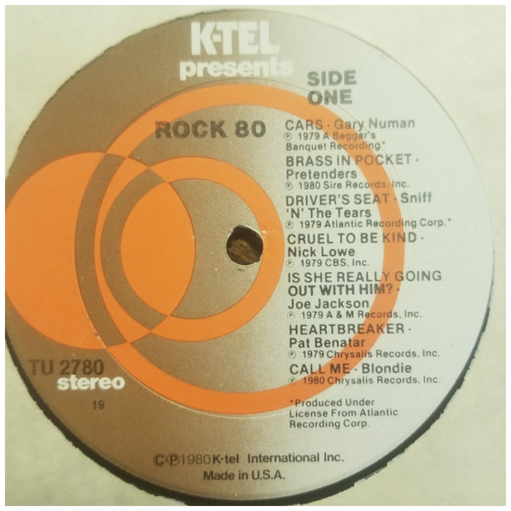 ROCK 80 - VARIOUS ARTIST | VINILO USADO