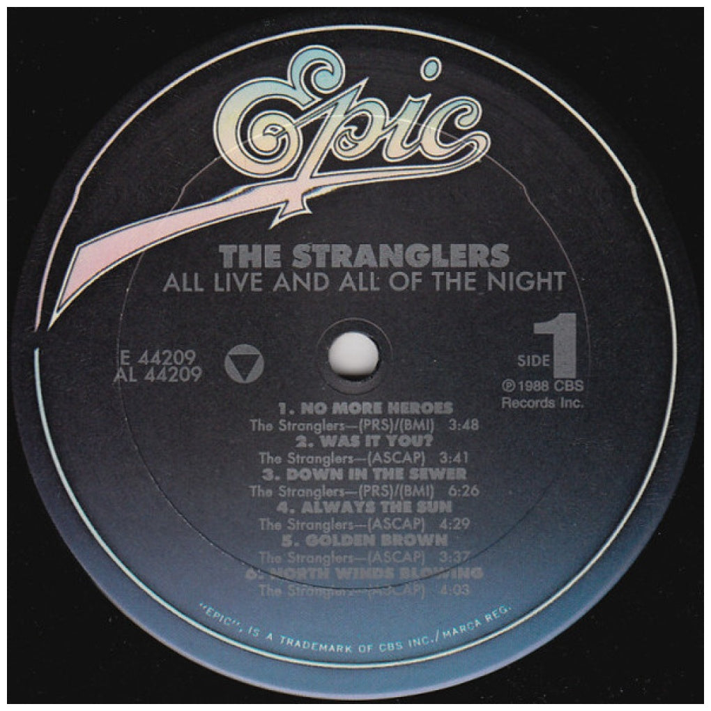 STRANGLERS - ALL LIVE AND ALL OF THE NIGHT | VINILO USADO