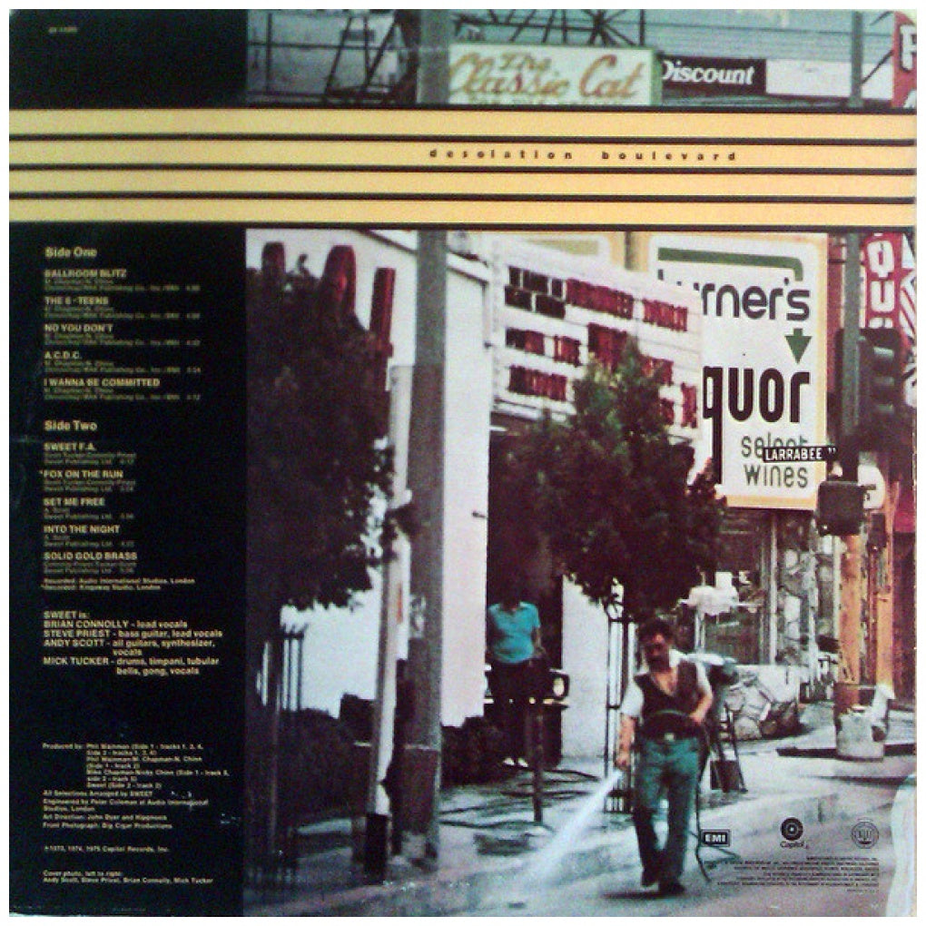 SWEET - DESOLATION BOULEVARD (USA VERSION) | VINILO USADO