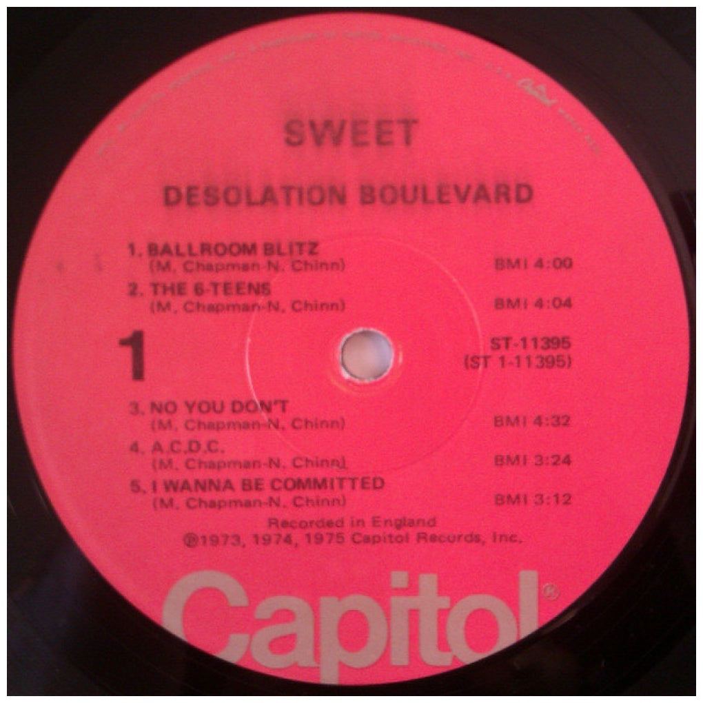 SWEET - DESOLATION BOULEVARD (USA VERSION) | VINILO USADO
