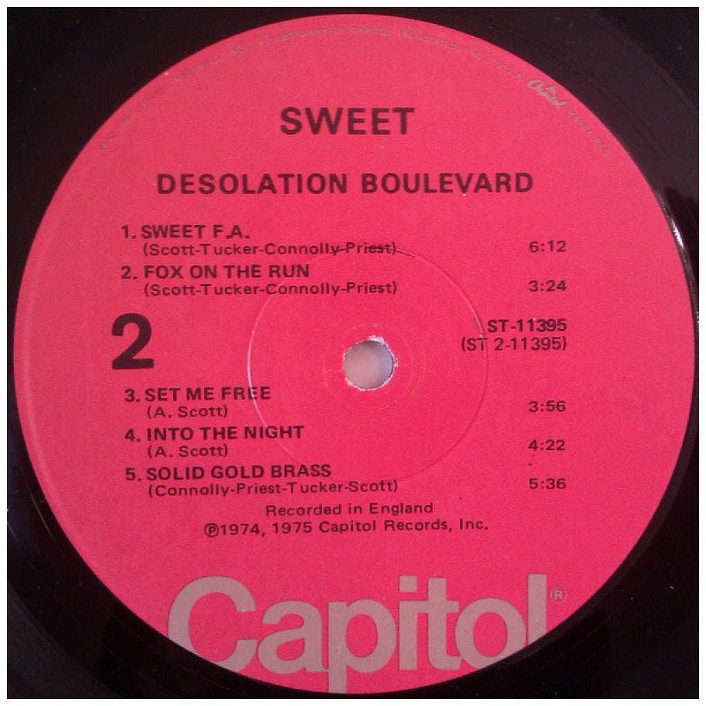 SWEET - DESOLATION BOULEVARD (USA VERSION) | VINILO USADO