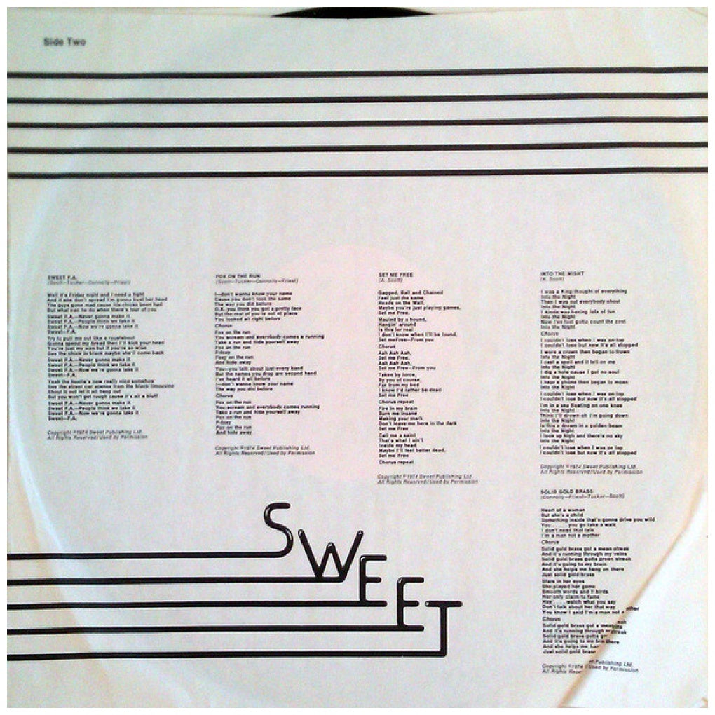 SWEET - DESOLATION BOULEVARD (USA VERSION) | VINILO USADO