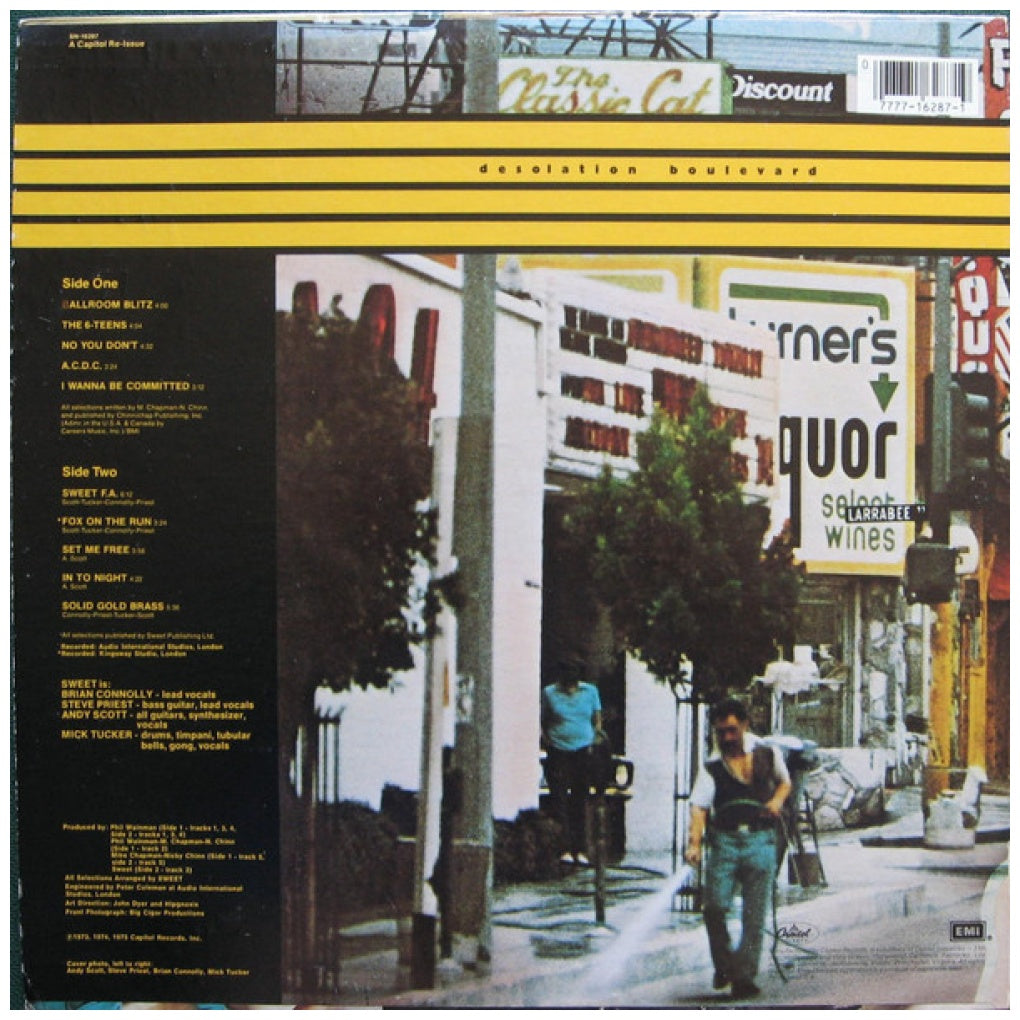 SWEET - DESOLATION BOULEVARD (USA VERSION) | VINILO USADO