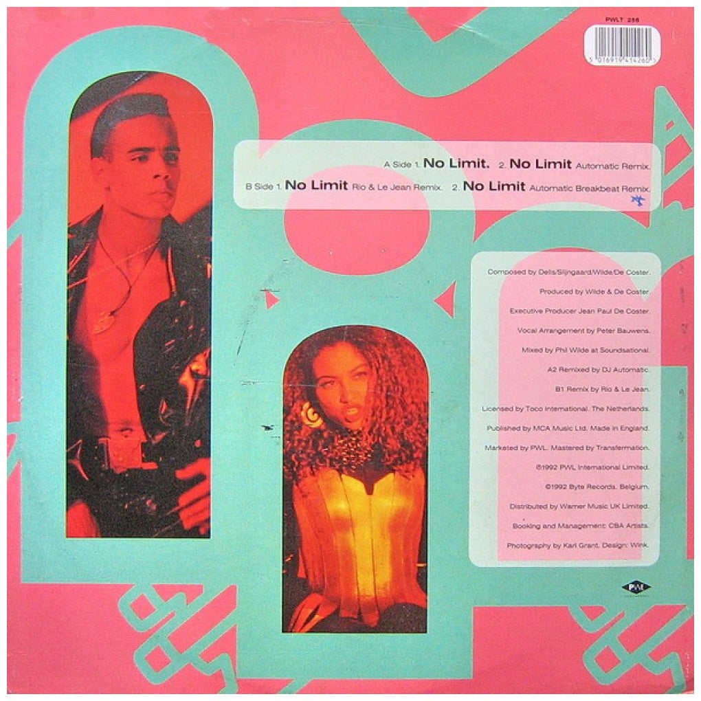 2 UNLIMITED - NO LIMIT | 12" MAXI SINGLE VINILO USADO