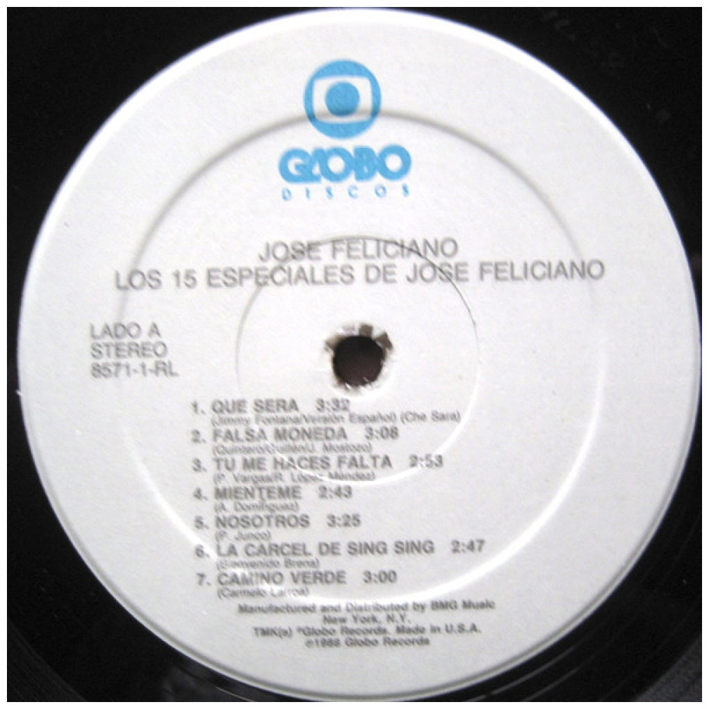 JOSE FELICIANO - 15 SUPER EXITOS | VINILO USADO