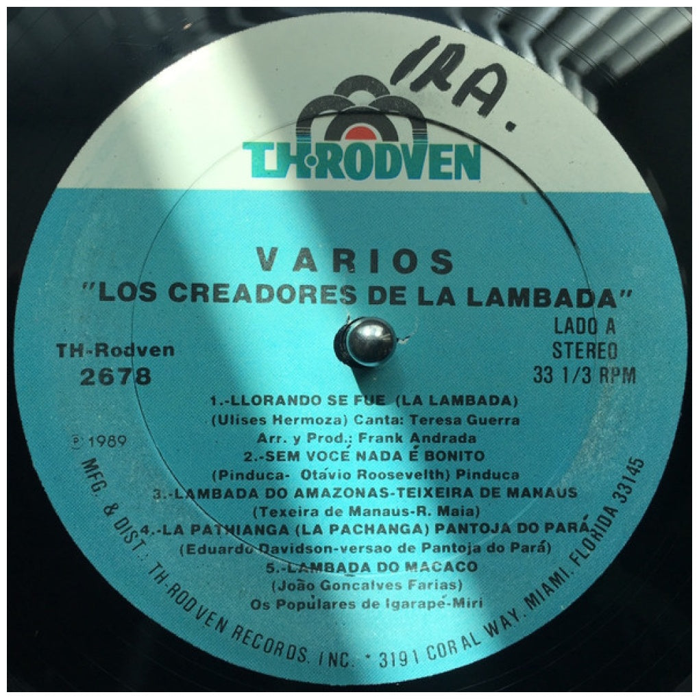 LAMBADA - LLORANDO SE FUE (VERSION EN ESPAÑOL) | VINILO USADO