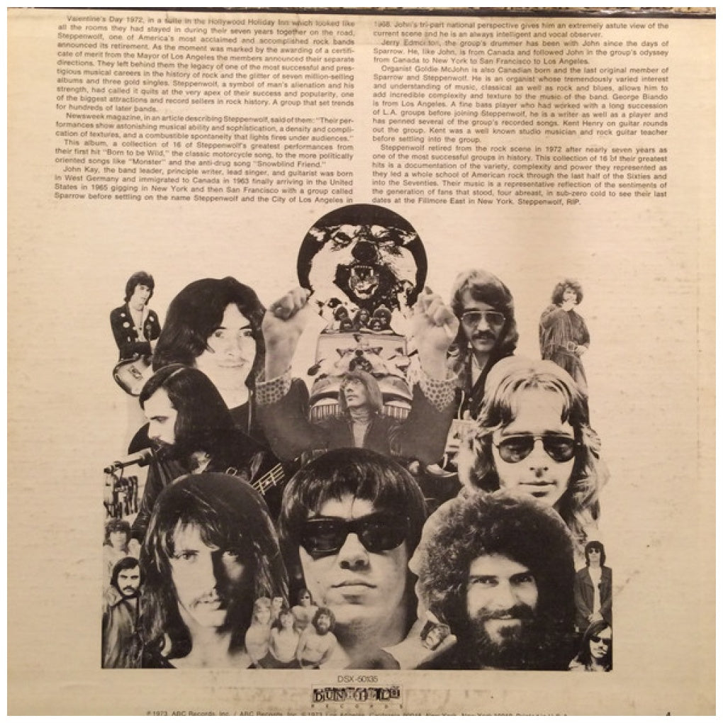 STEPPENWOLF - 16 GREATEST HITS | VINILO USADO