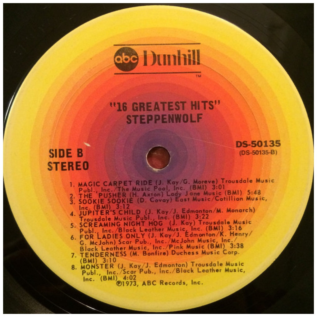 STEPPENWOLF - 16 GREATEST HITS | VINILO USADO