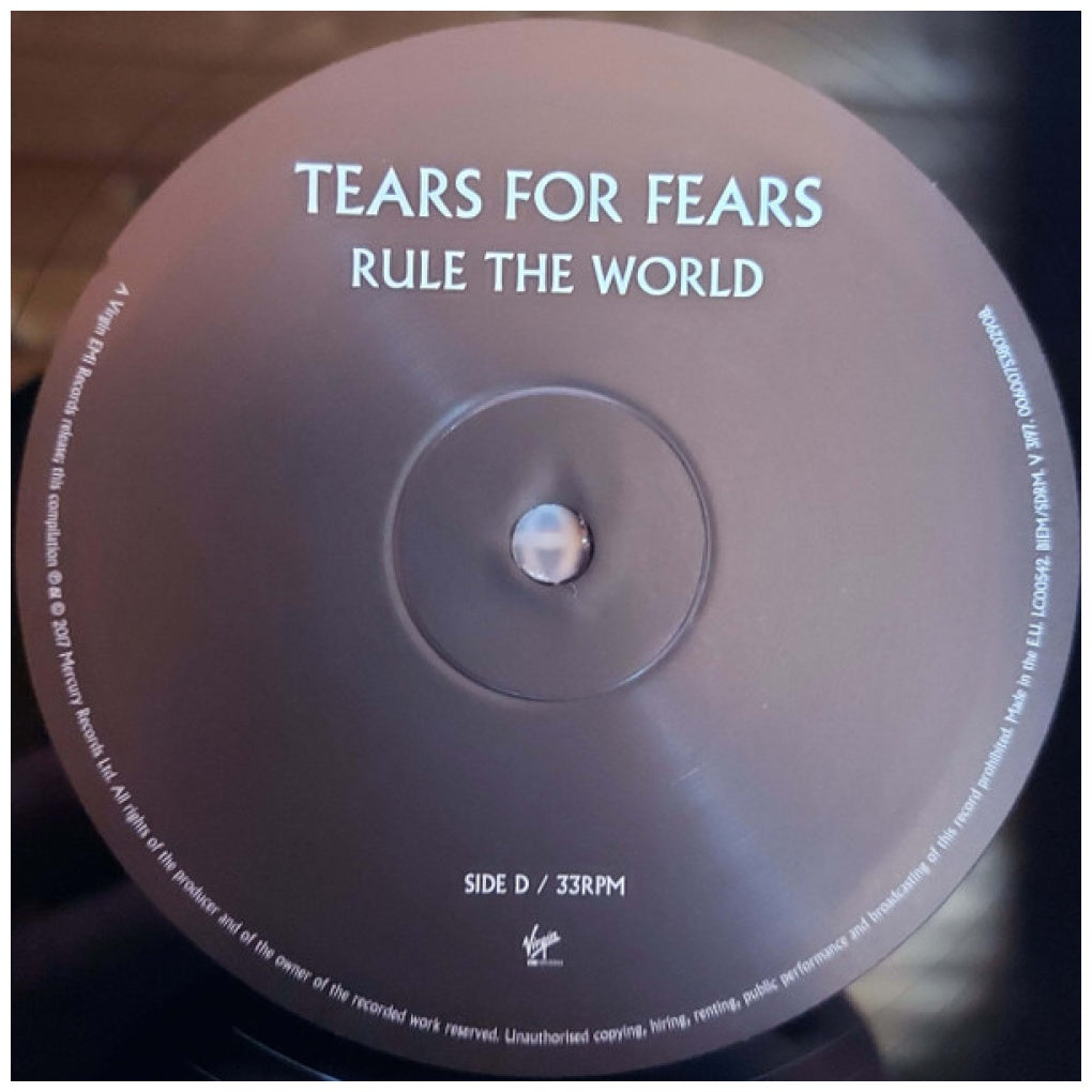 TEARS FOR FEARS - RULE THE WORLD: THE GREATEST HITS (2LP) | VINILO