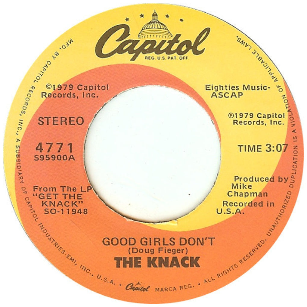 THE KNACK - GOOD GIRLS DON'T | 7" SINGLE USADO