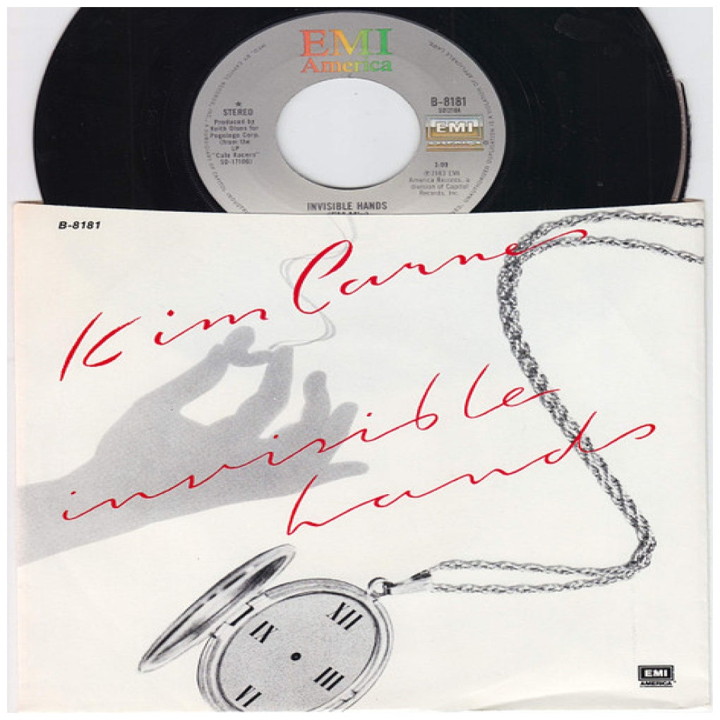 KIM CARNES - INVISIBLE HANDS | 7" SINGLE USADO