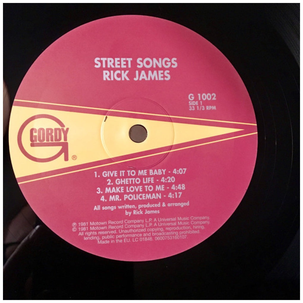 RICK JAMES - STREET SONGS | VINILO