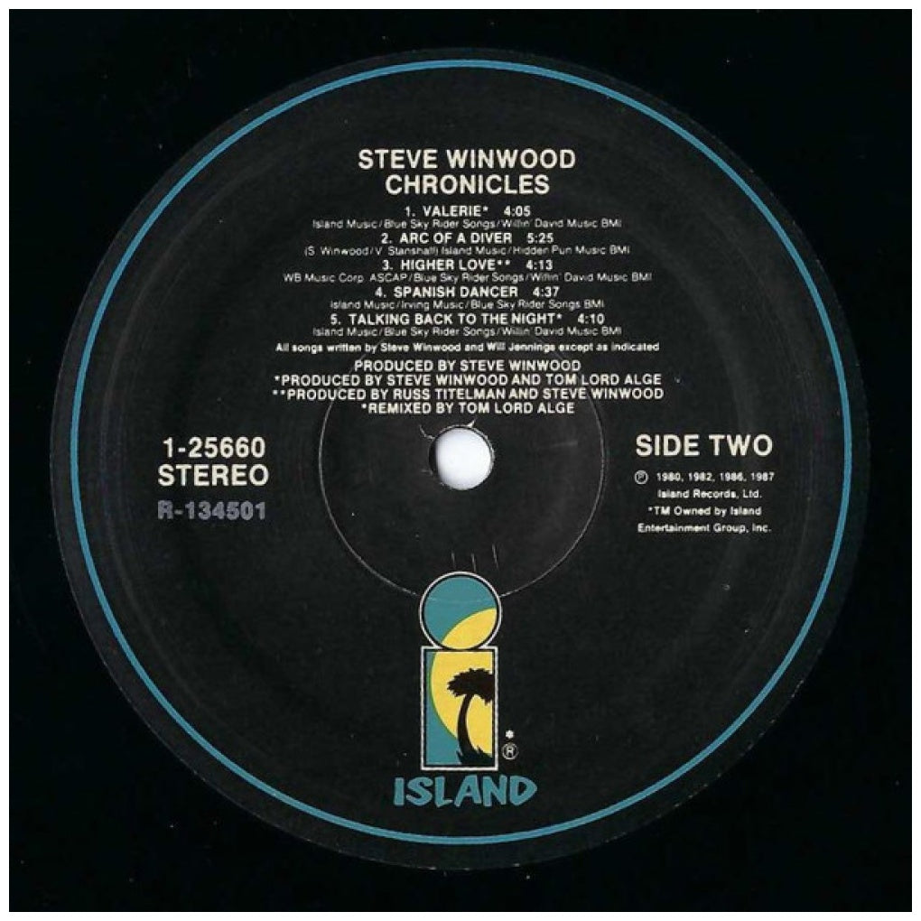 STEVE WINWOOD - CHRONICLES | VINILO USADO