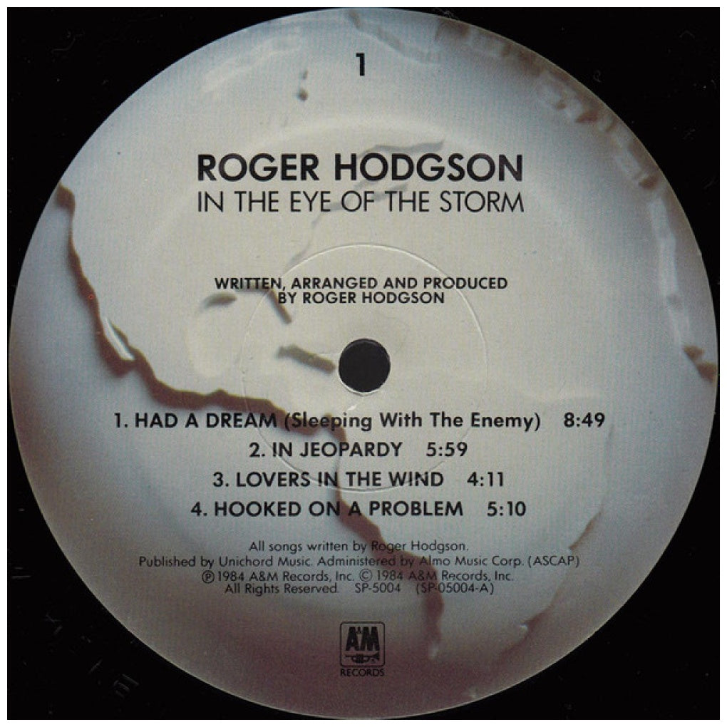 ROGER HODGSON - IN THE EYE OF THE STORM | VINILO USADO