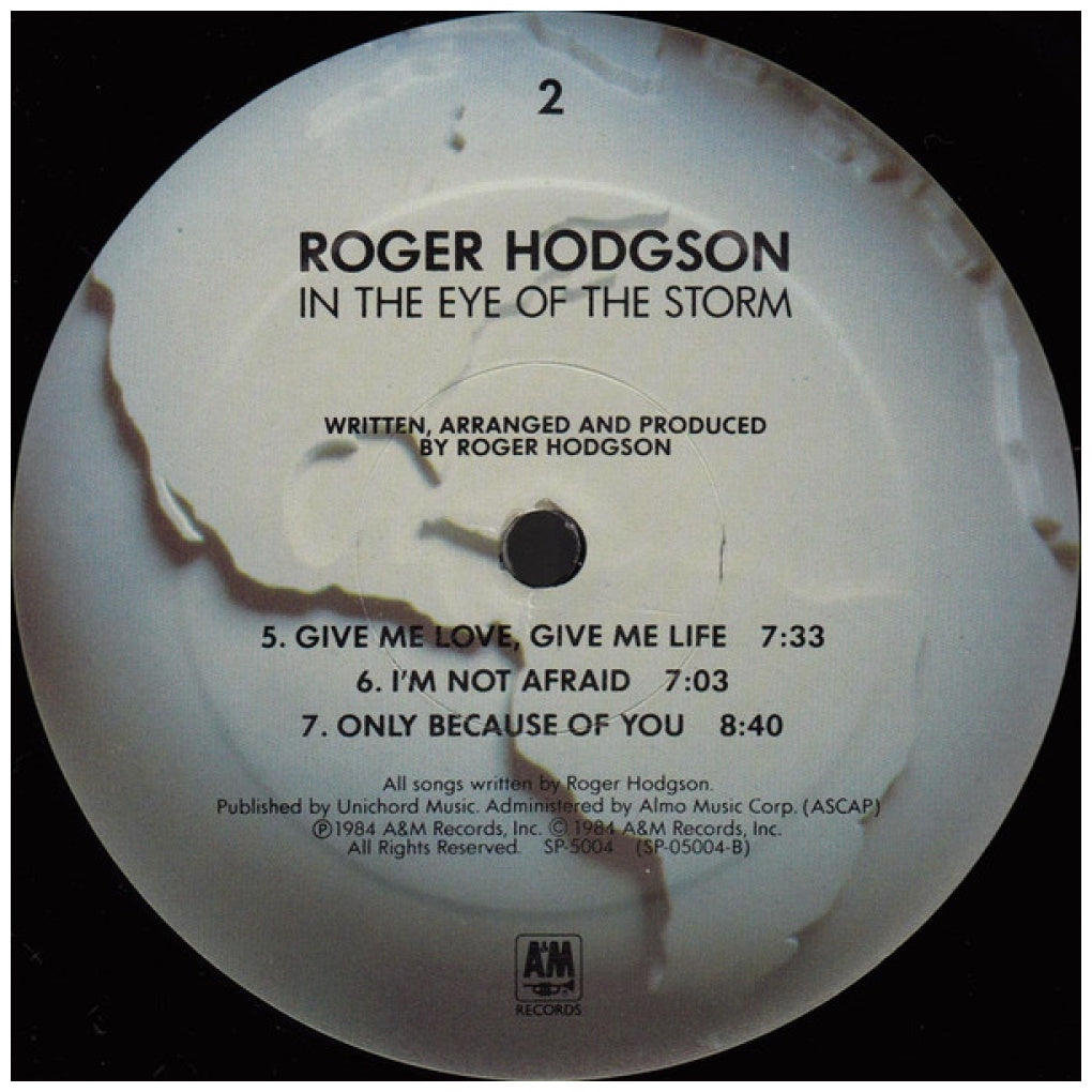 ROGER HODGSON - IN THE EYE OF THE STORM | VINILO USADO