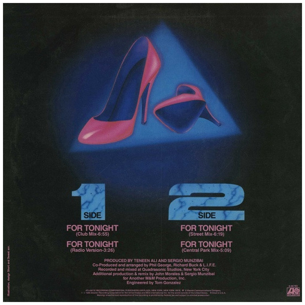 NANCY MARTINEZ - FOR TONIGHT | 12" MAXI SINGLE VINILO USADO