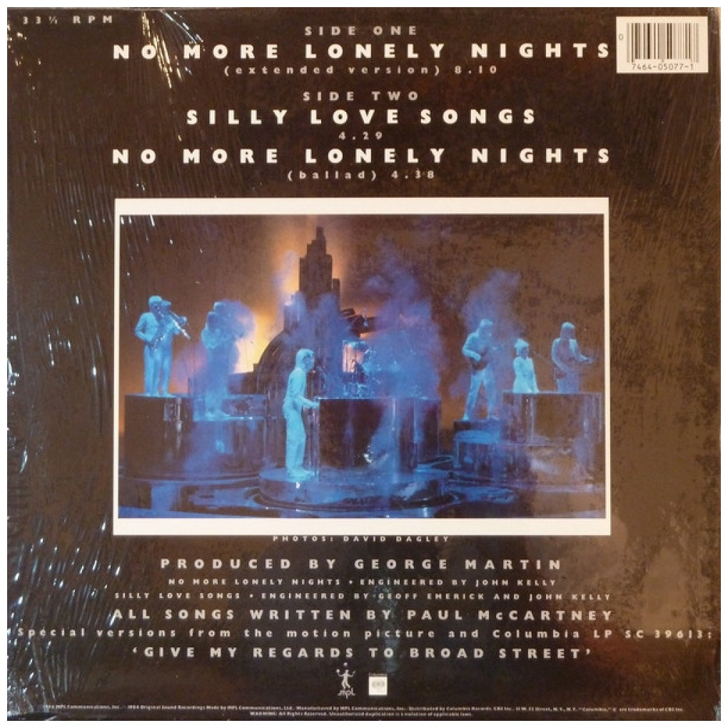 PAUL McCARTNEY - NO MORE LONELY NIGHTS (EXTENDED VERSION) | 12" MAXI SINGLE VINILO USADO