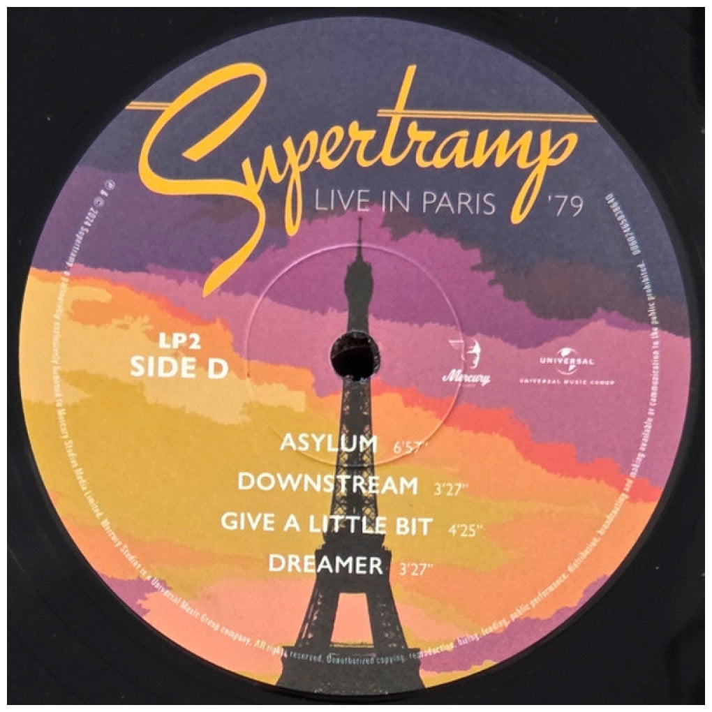 SUPERTRAMP - LIVE IN PARIS '79 (3LP) (2025) | VINILO