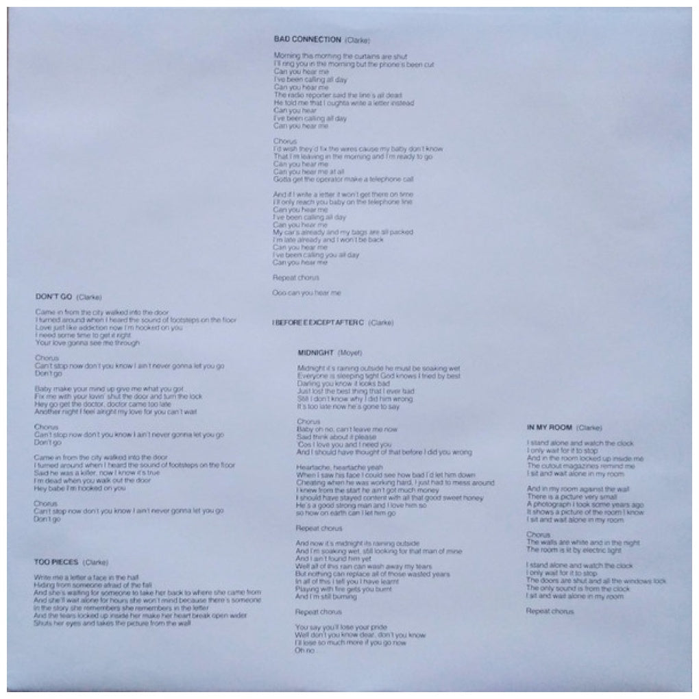 YAZOO - UPSTAIRS AT ERIC'S (ULTRA CLEAR VINYL) (2025) | VINILO