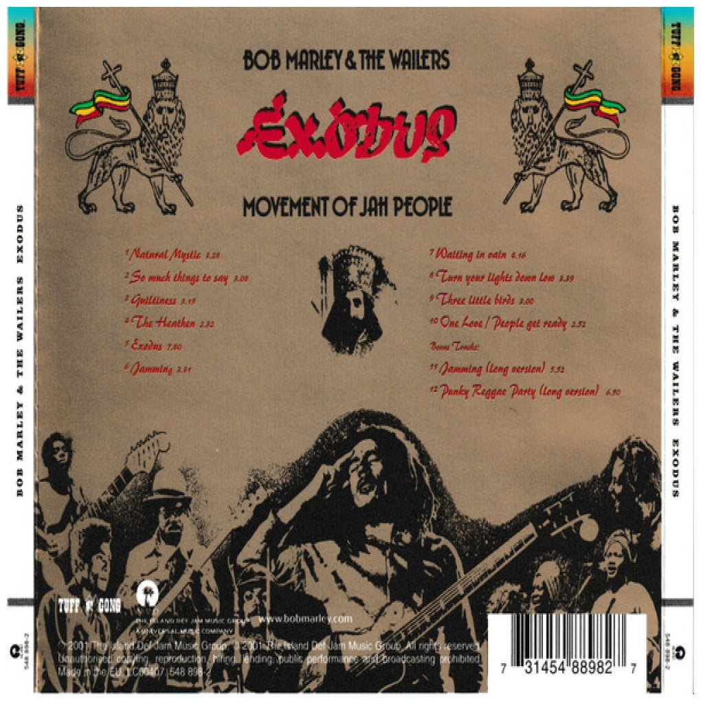 BOB MARLEY & THE WAILERS - EXODUS | CD