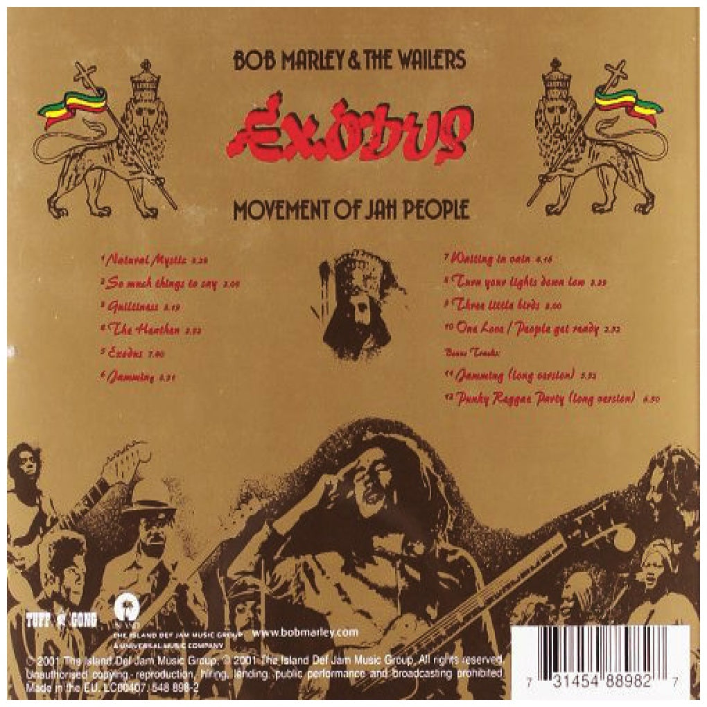 BOB MARLEY & THE WAILERS - EXODUS | CD