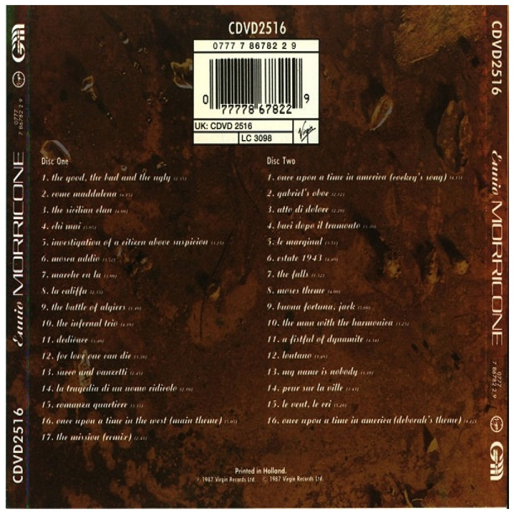 ENNIO MORRICONE - FILM MUSIC 1966-1987 (2CD) | CD
