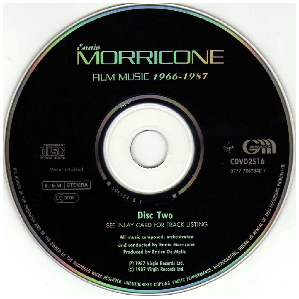ENNIO MORRICONE - FILM MUSIC 1966-1987 (2CD) | CD