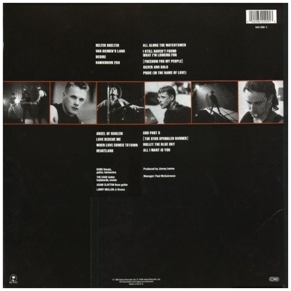 U2 - RATTLE & HUM (ORIGINAL ARTWORK)(2LP) | VINILO
