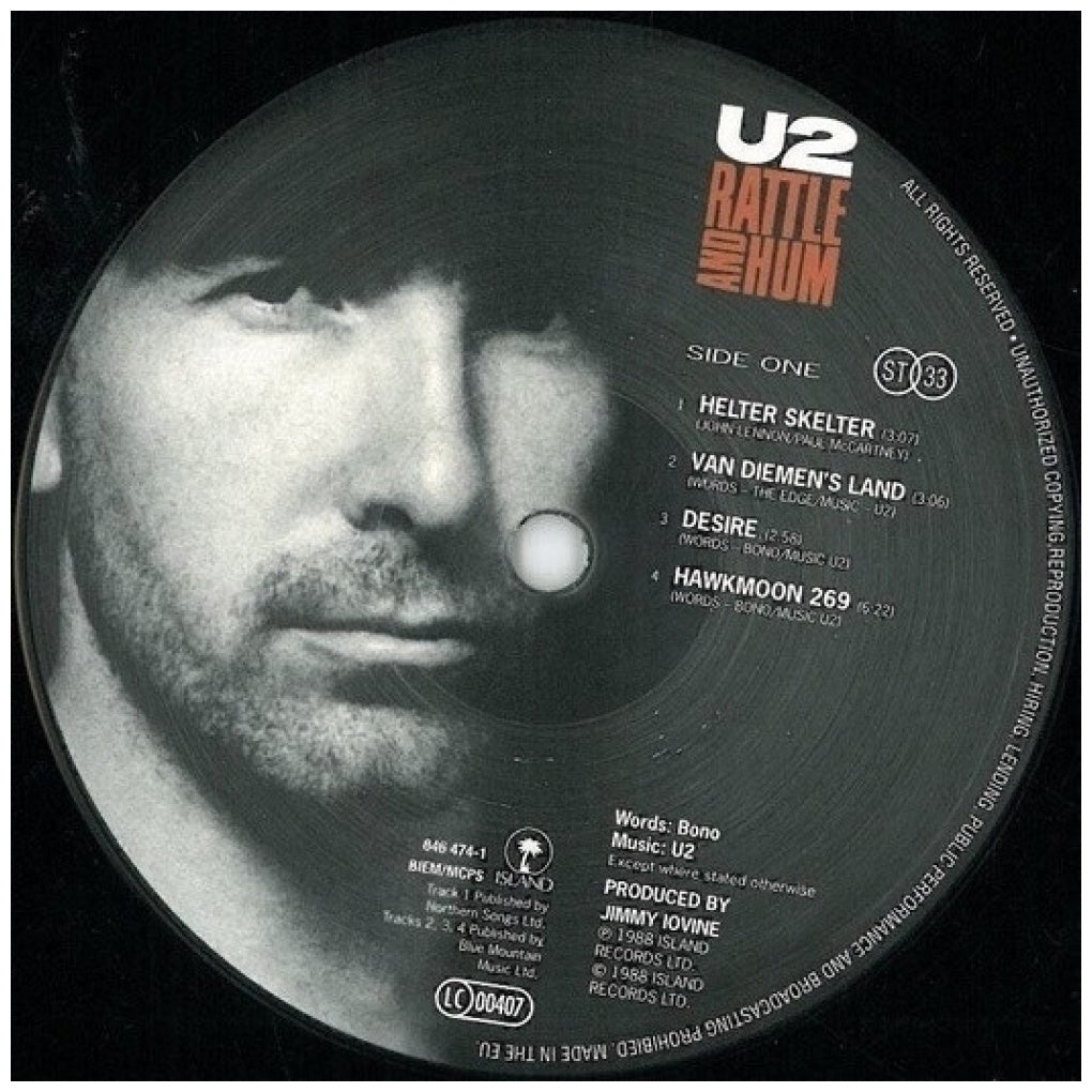 U2 - RATTLE & HUM (ORIGINAL ARTWORK)(2LP) | VINILO